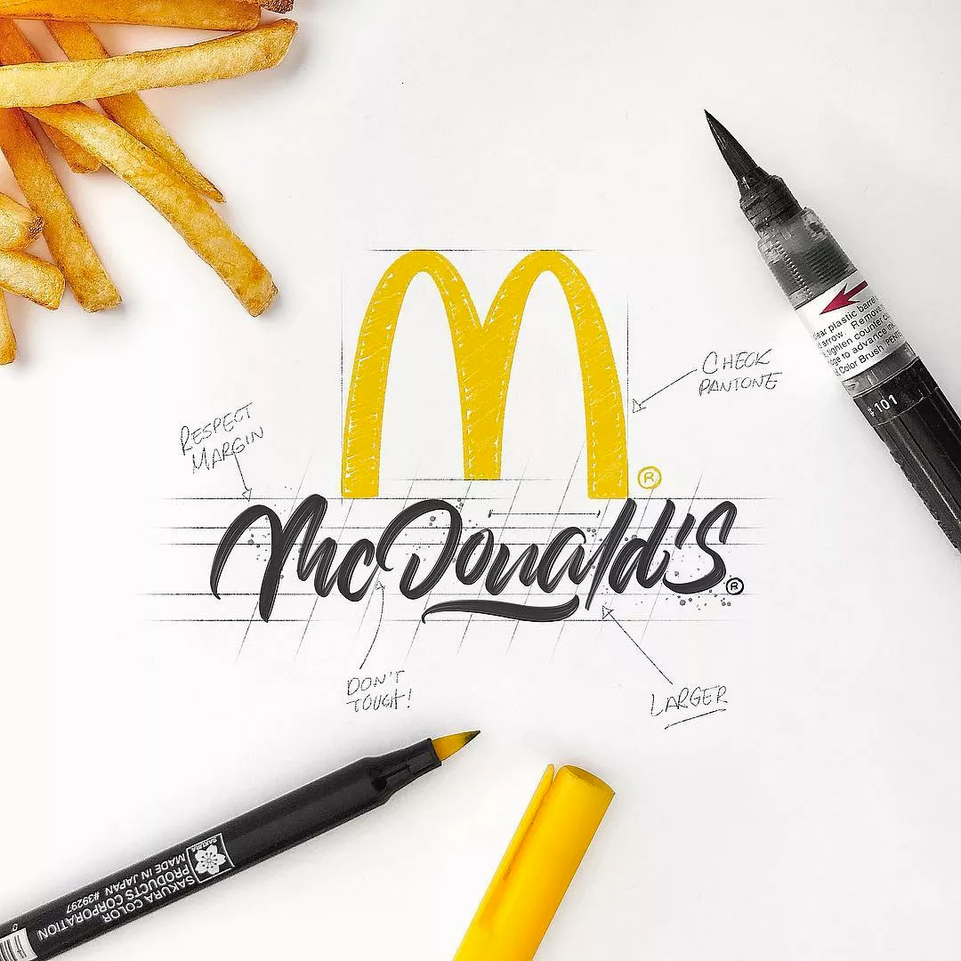 Most Famous Logos Get Redesigned In Hand-Drawn Calligraphy