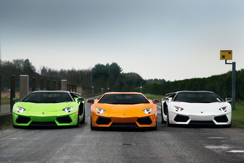 GREEN | ORANGE | WHITE || Lamborghini Aventador LP 700-4